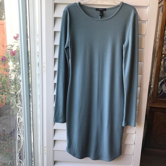 🍂NEW!🍂FOREVER 21 Perfect Long Sleeve Dress NWOT! - Picture 6 of 7